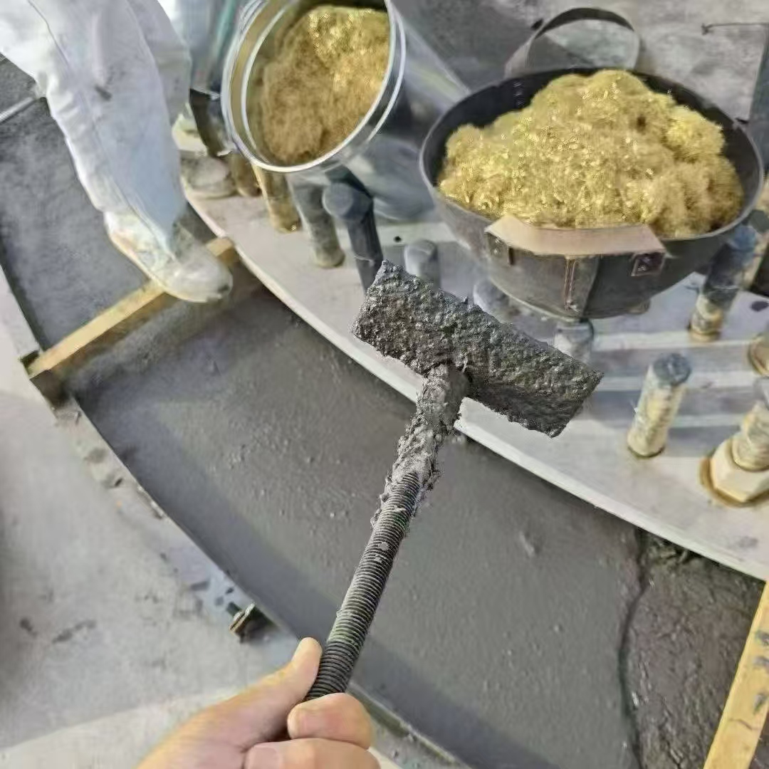 通辽C120钢纤维高强无收灌浆料 轧机压缩机汽轮机发电机锻压设备底座灌浆材料